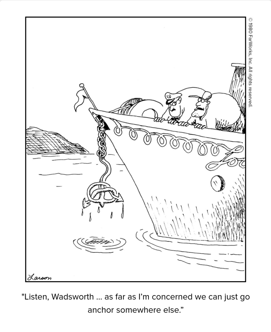 Anchor some where else