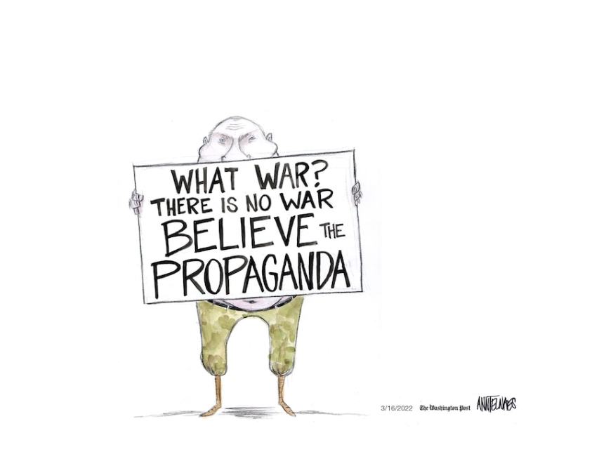 Believe the propaganda