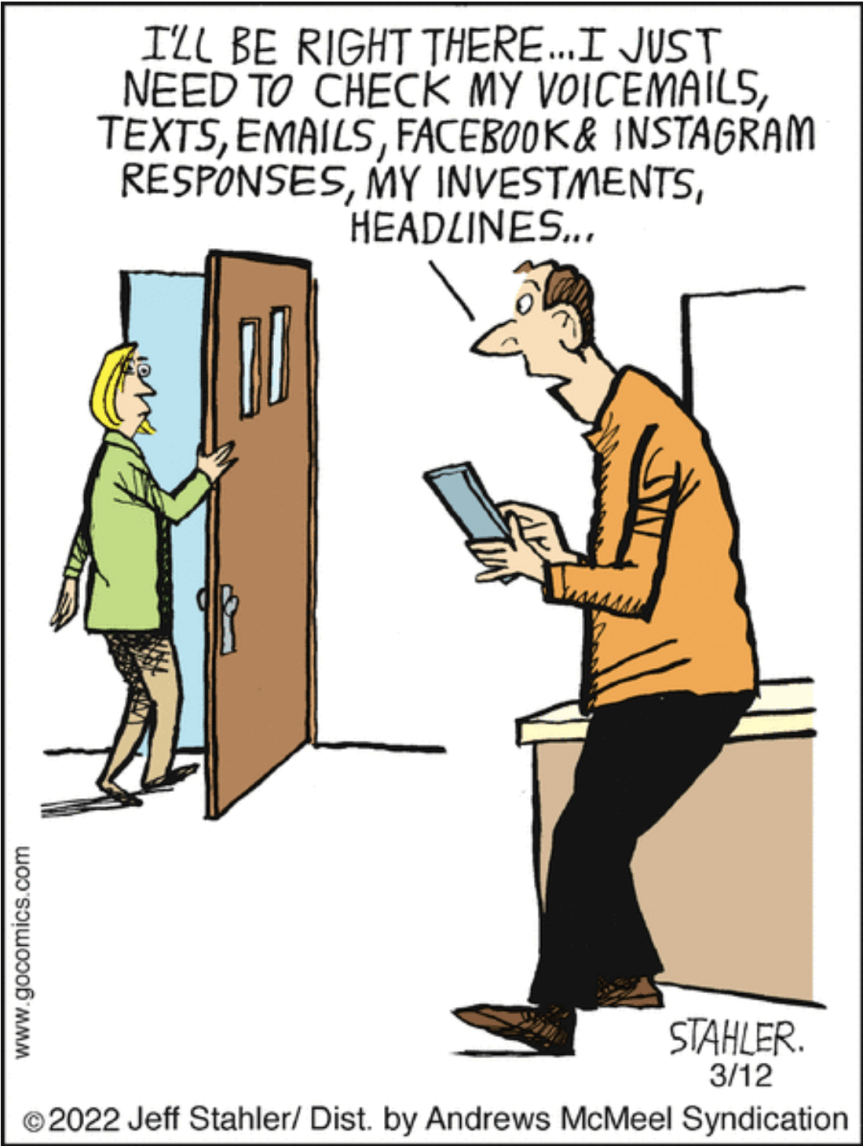 check all my online stuff