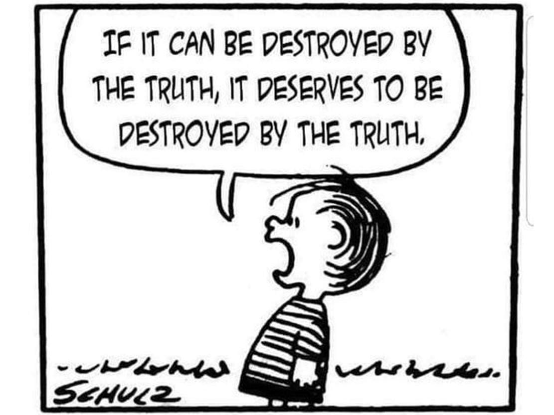 destroyed by truth