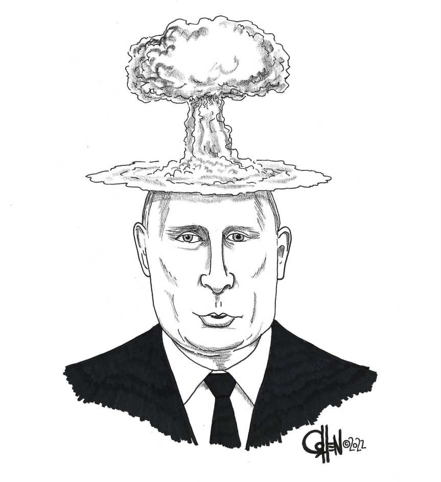 putin head blowing up