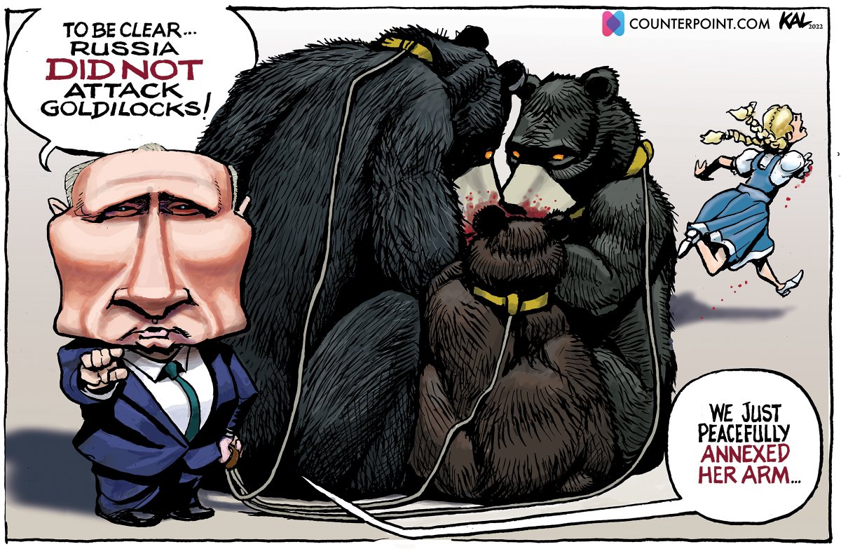 We just annexed her arm