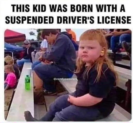Born suspended