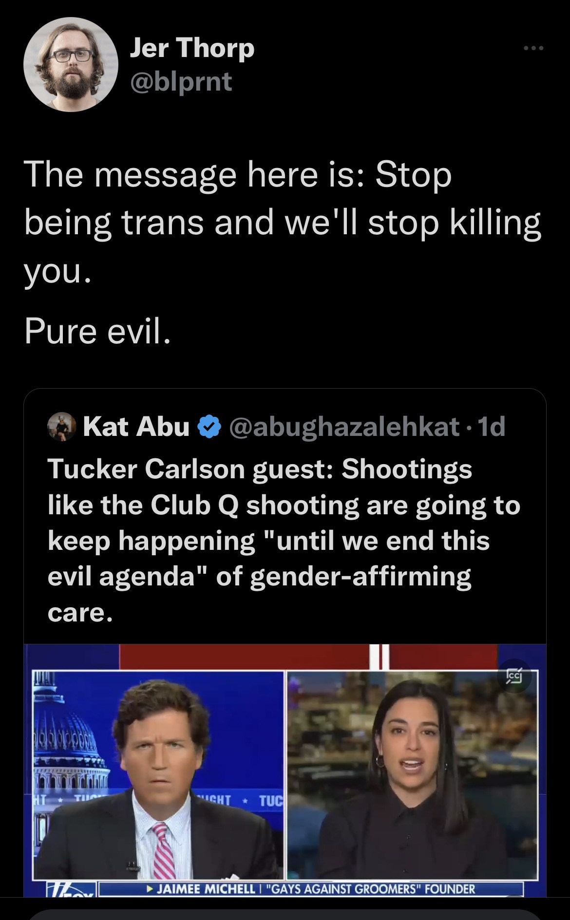 Stop being trans or we kill