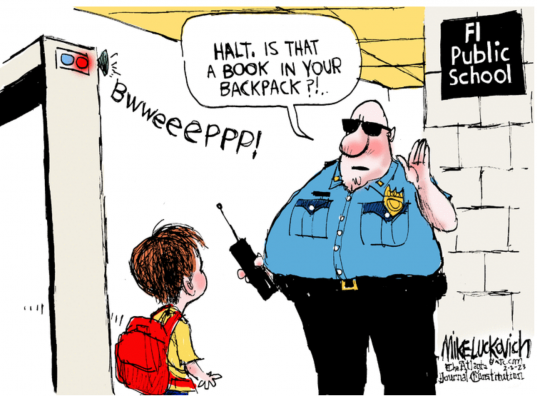 book in your backpack